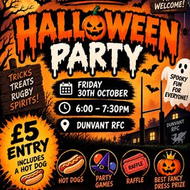 Dunvant RFC Halloween Party