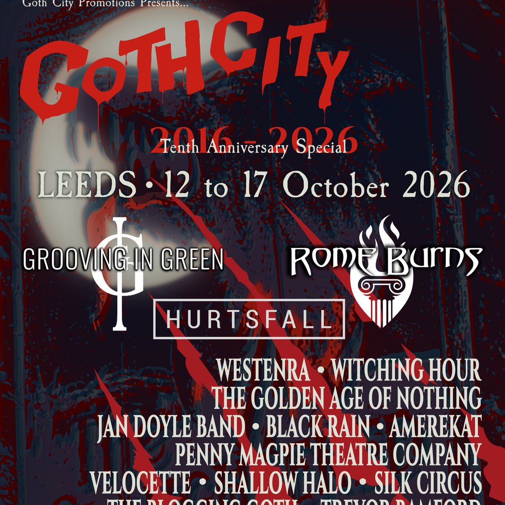 Goth City Festival 2026 at Leeds City Centre
