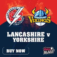 2020 Vitality Blast: Lancashire Lightning v Yorkshire Vikings at Emirates Old Trafford Home Of Lancashire Cricket Club
