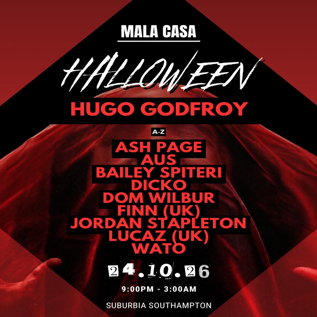 A Mala Casa Halloween at Suburbia Southampton, Southampton