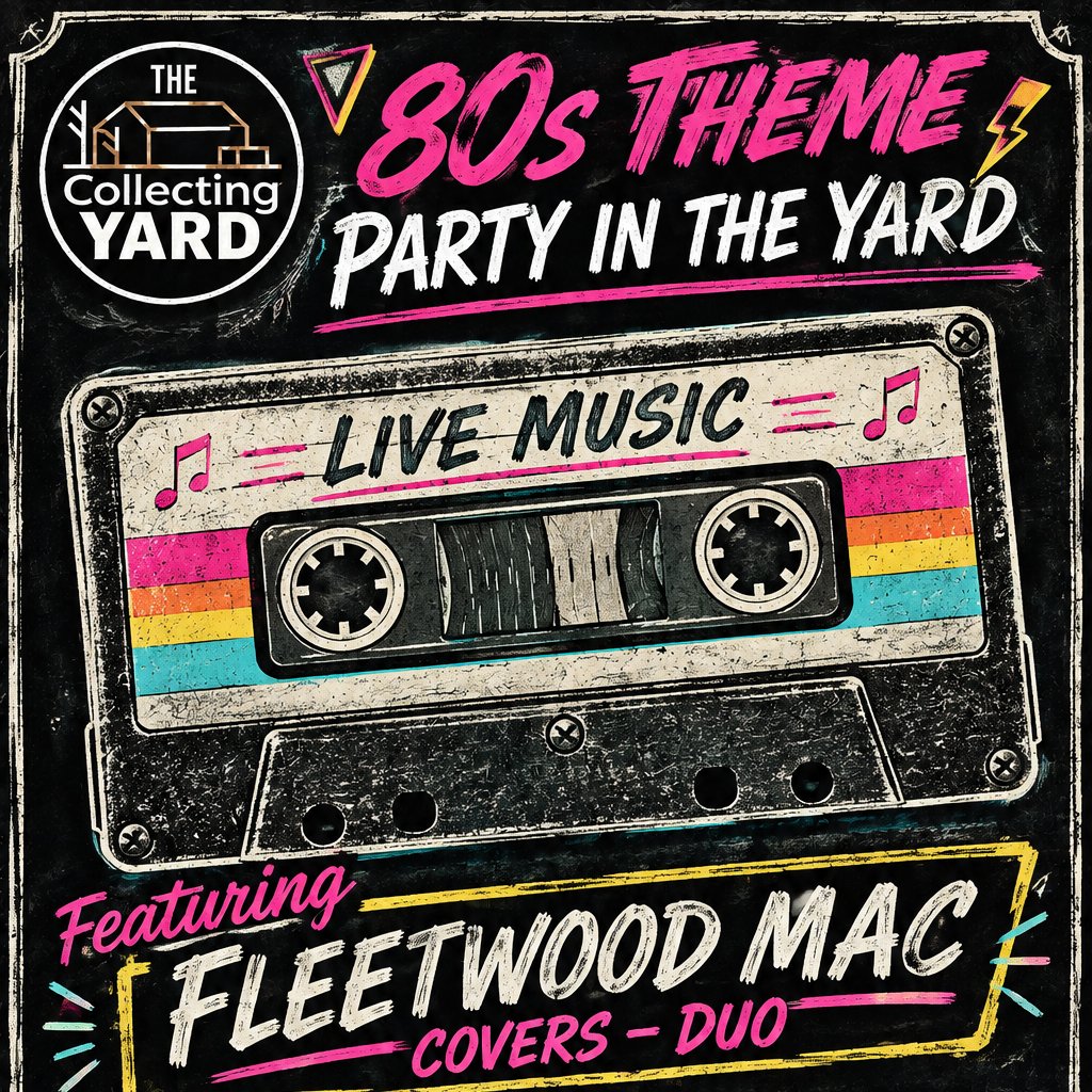 My 80s Mix Tape at The Collecting Yard, Preston
