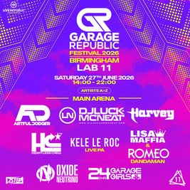 Garage Republic Festival 2026 | Lab11 Birmingham