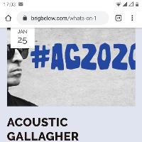 Acoustic Gallagher at BrigBelow BarBrig Leith Edinburgh