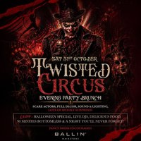 Twisted Circus Halloween Special Evening Party Brunch