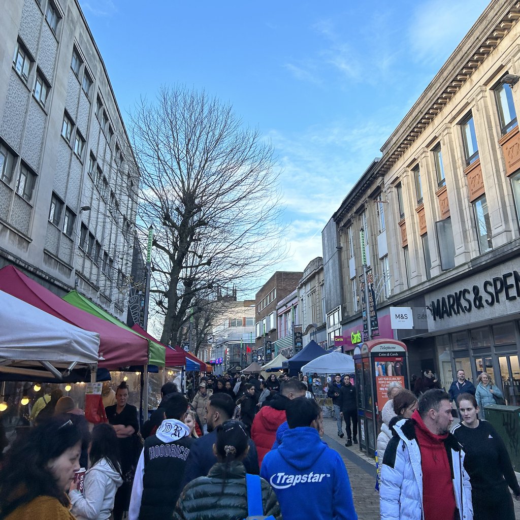Wolverhampton Christmas Shopping Market 2026 at Dudley Street, Wolverhampton