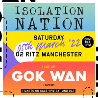 Gok Wan pres Isolation Nation at O2 Ritz
