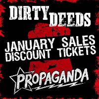 dirty deeds & propaganda - january sales at Corporation