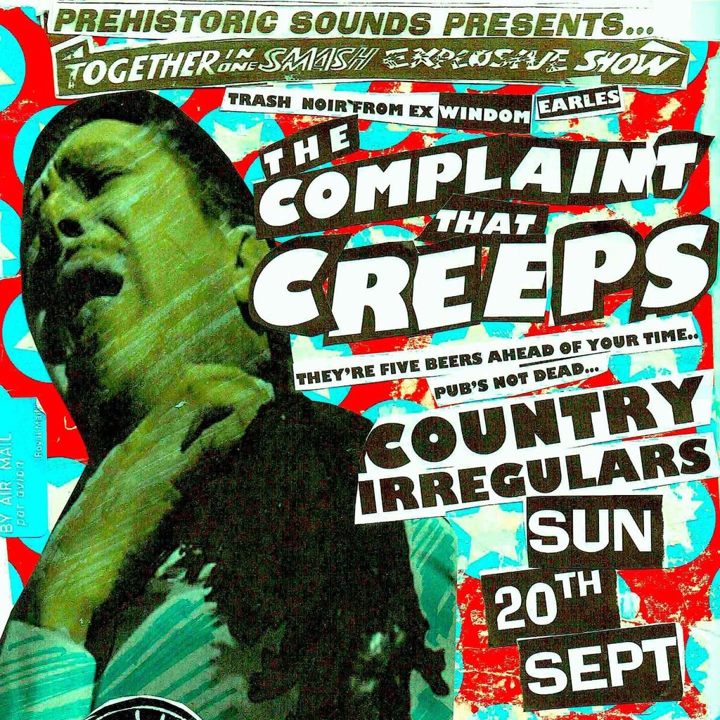 Prehistoric Sounds Presents: The Complaint That Creeps + More at Billy Bootleggers Nottingham, Nottingham