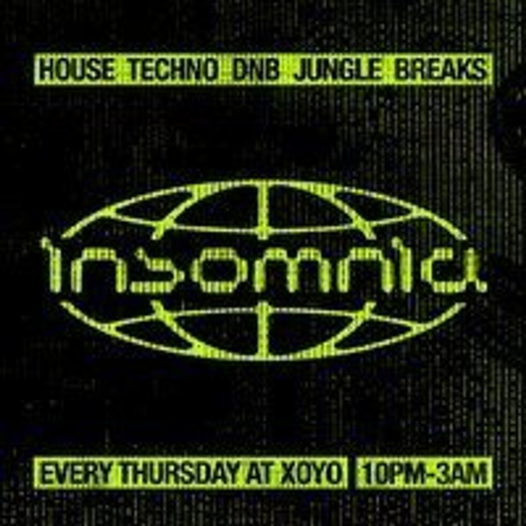Insomnia London: House, Techno, Drum n Bass, Jungle, Breaks