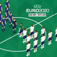 Euros 2020 Live Screening - England v Scotland at Hotel Football Old Trafford