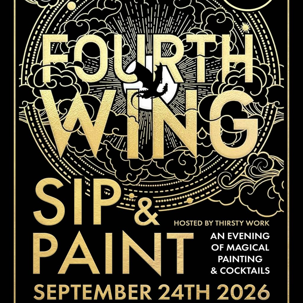 Fourth Wing Sip & Paint at Holy Diver, Stockport