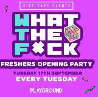 WTF - Manchester Freshers Official Frat Party - 17th September