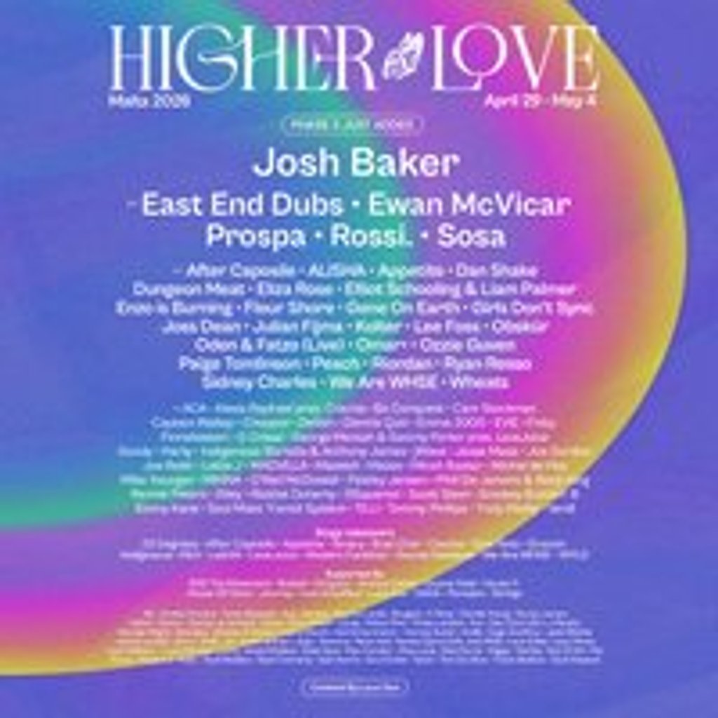 Higher Love Malta 2026 - VIP Upgrade Tickets