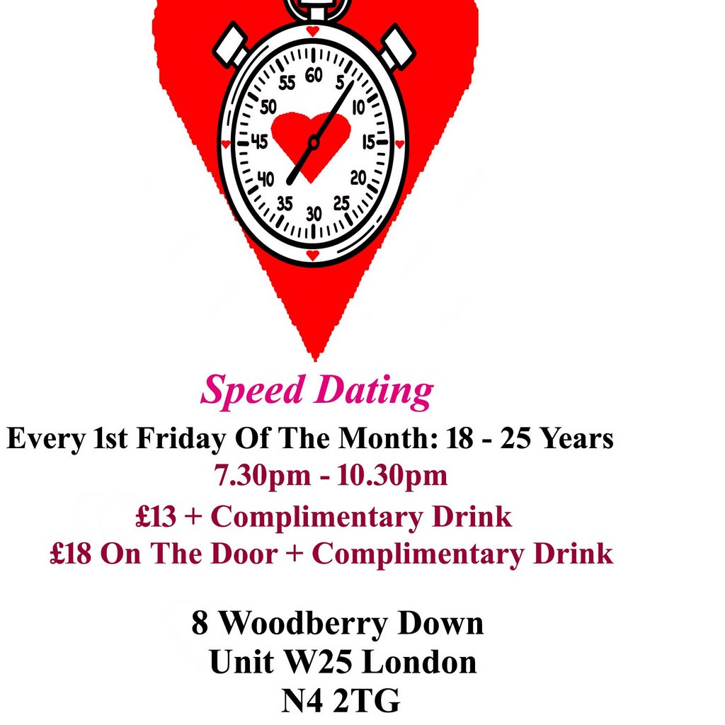 Speed Dating. 18- 25 Fridays