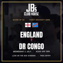 England Vs DR Congo | World Cup 2026 at Joshua Brooks