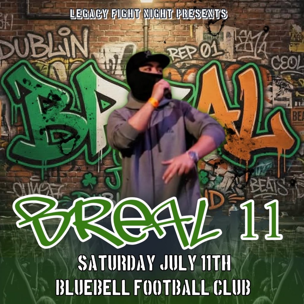 Logo de l'événement BReal11 - Live In Dublin - Bluebell Football Club