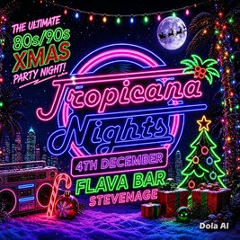 The Ultimate 80s v 90's XMAS Party Night in STEVENAGE!