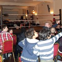 Live wrestling in Teynham, Kent at Teynham Community Hall