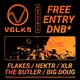 Volks presents Free Entry* Drum & Bass Event Title Pic