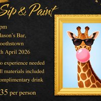 Sip and Paint (Palette and Prosecco) at Mason's Bar