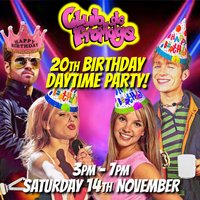 Club de Fromage's 20th Birthday Party: 14 November, 3pm-7pm at The Scala