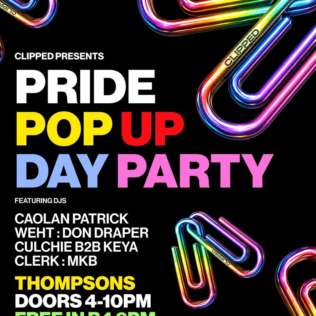 Clipped - Pride Pop Up