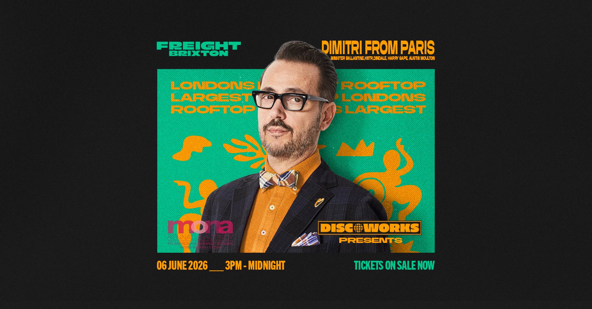 Tickets: Disco Works Presents: Dimitri From Paris | Freight