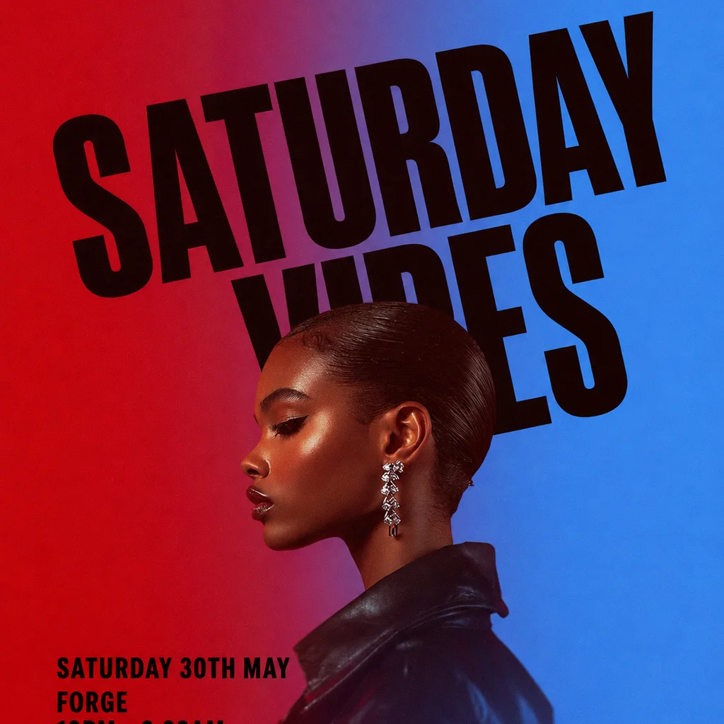 Saturday Vibes (£5 B4 Midnight With A Ticket)