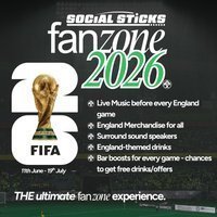World Cup Fan Zone: Round of 32 England Vs DR Congo at Social Sticks