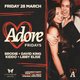 Adore Fridays Event Title Pic