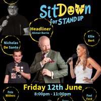 Big sit down for stand up at The Welcome Club
