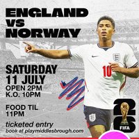 England v Norway : World Cup Quarter Finals at PLAY