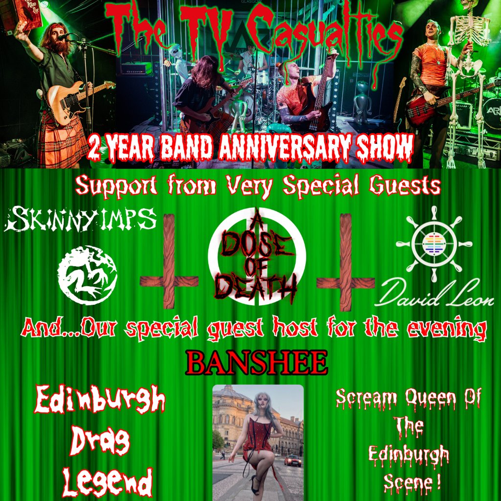 The TV Casualties 2 Year Anniversary Show + Support Image
