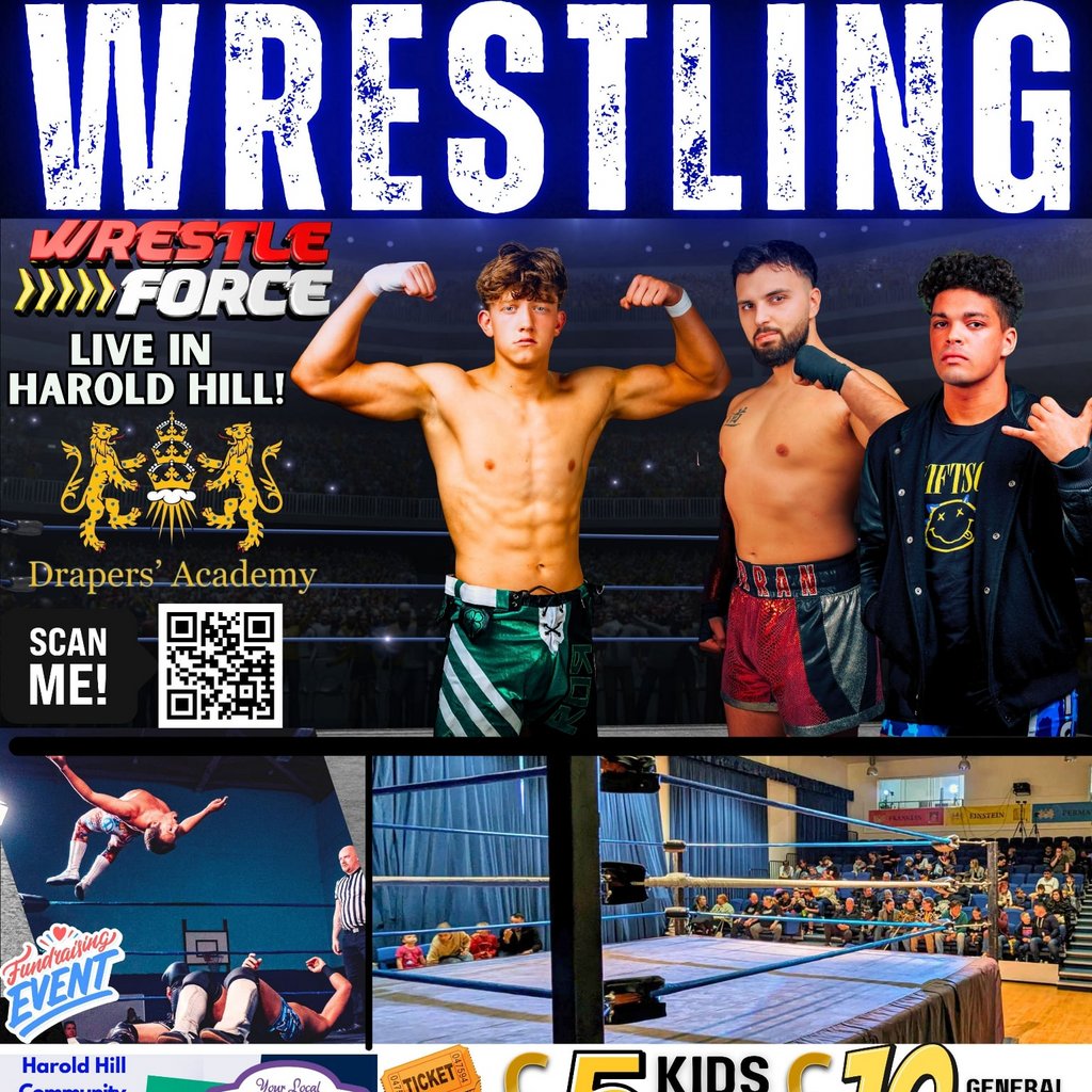 Live Wrestling in Harold Hill- Fundraiser