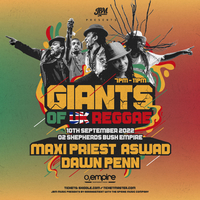 Giants Of UK Reggae at O2 Shepherds Bush Empire
