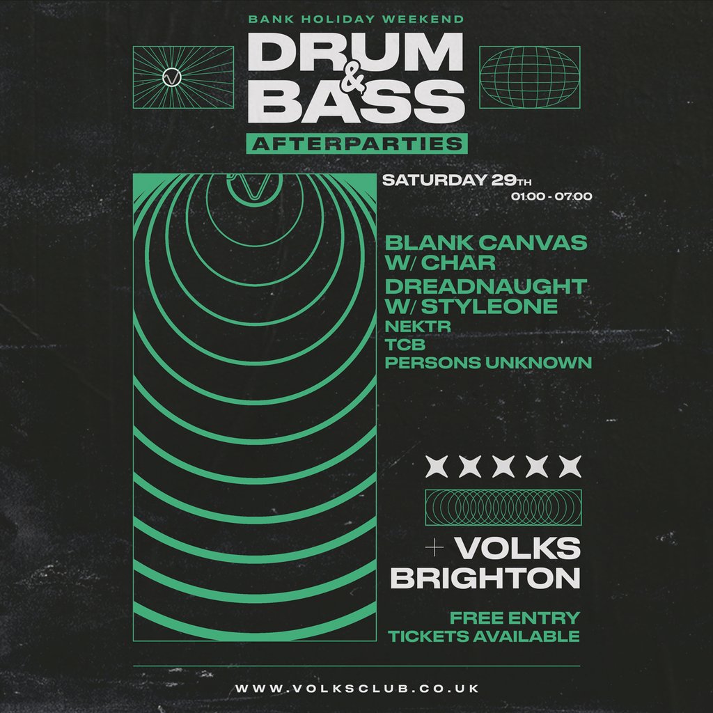 Saturday night - Free Entry* DNB Session