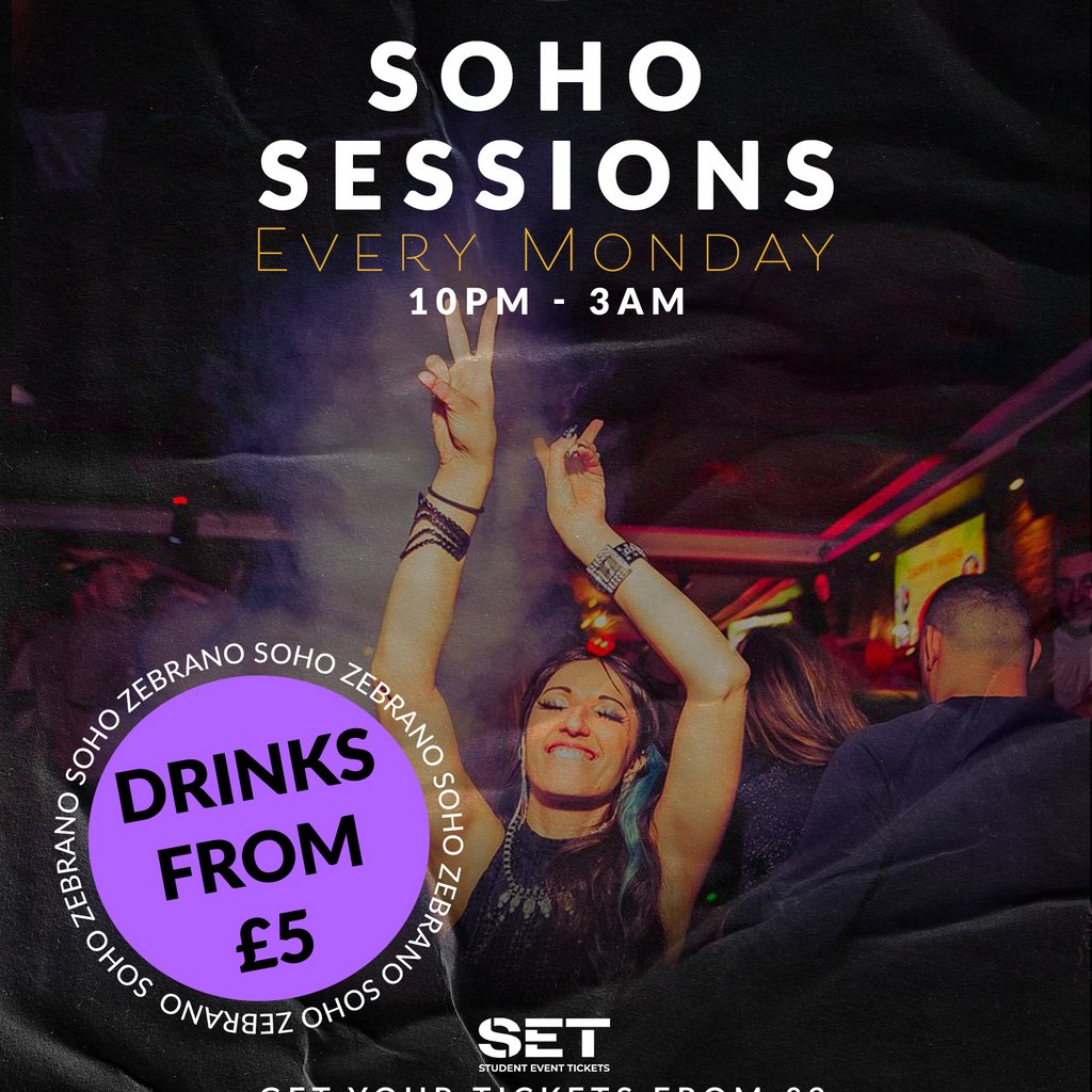 Soho Sessions @ Zebrano - Every Monday, 17 November | Event in London | AllEvents