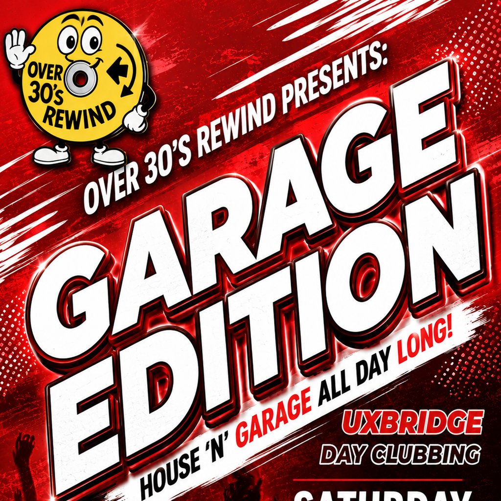 Over 30's Rewind: Daytime Clubbing - Garage Edition