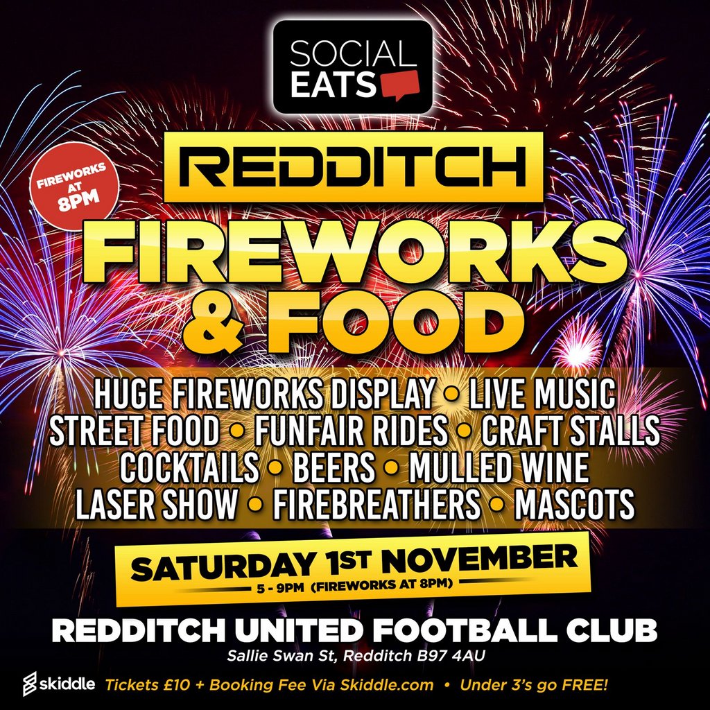 Fireworks & Food Redditch 2025