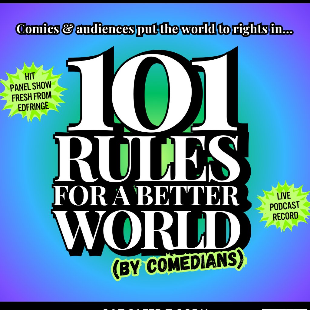 101 Rules for a Better World (by Comedians) live on Zoom, 24 November | Online Event | AllEvents