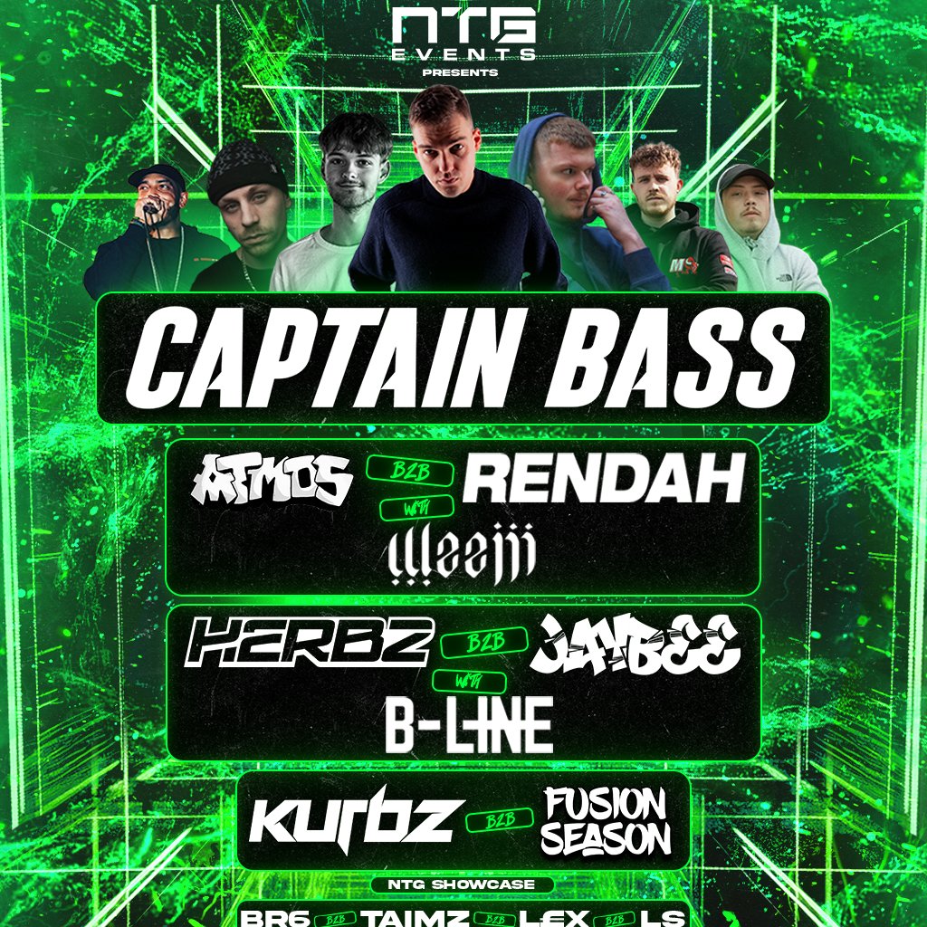 NTG PRESENTS CAPTAIN BASS + More @ EGG LDN