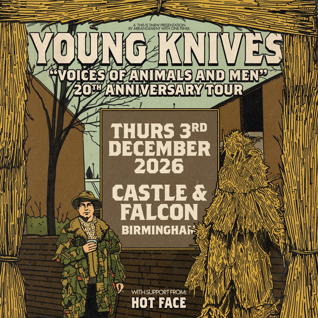 Young Knives - 'Voices of Animals & Men' 20th Anniversary Tour