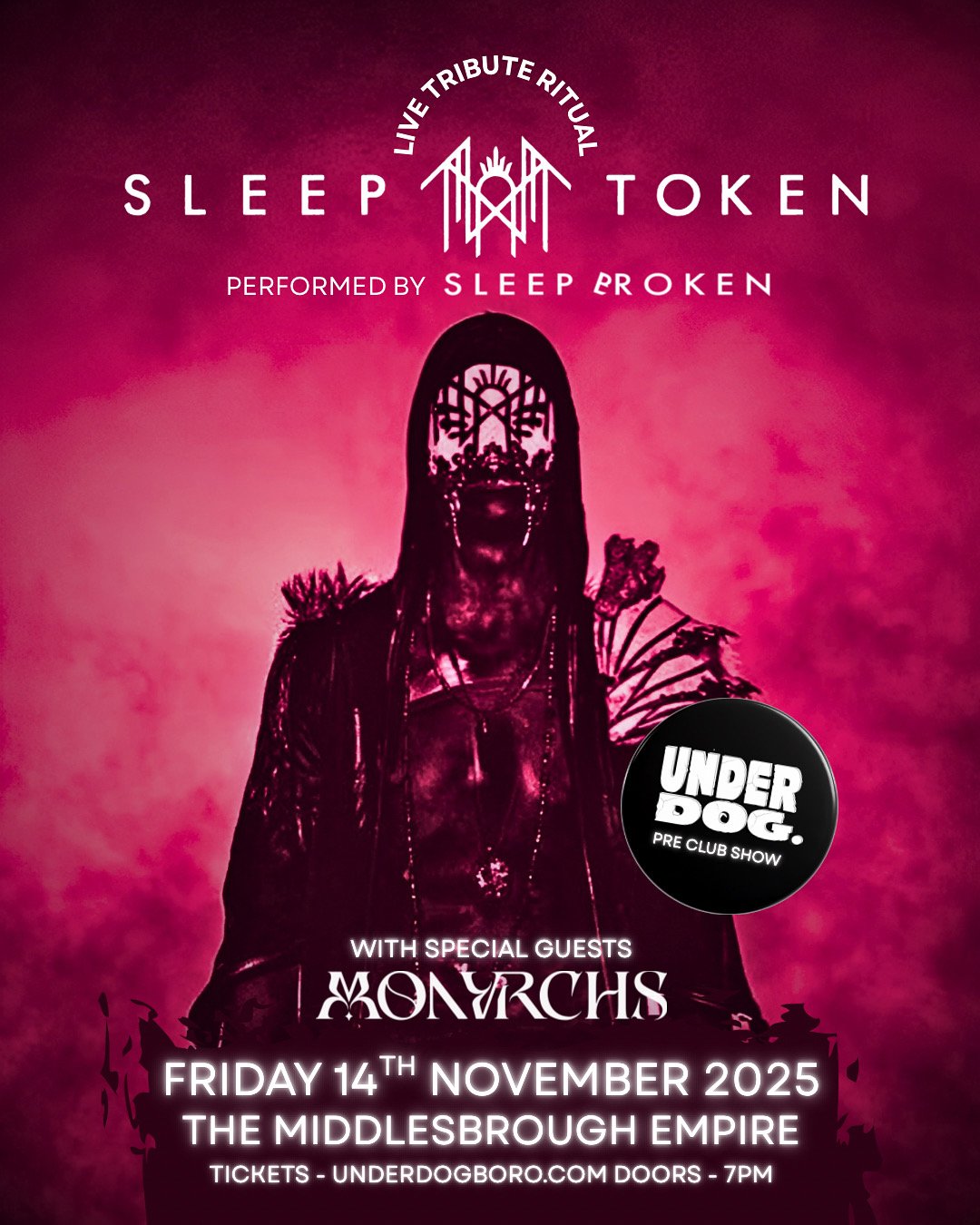 Tickets: Sleep Token (Live Tribute Band) | The Middlesbrough