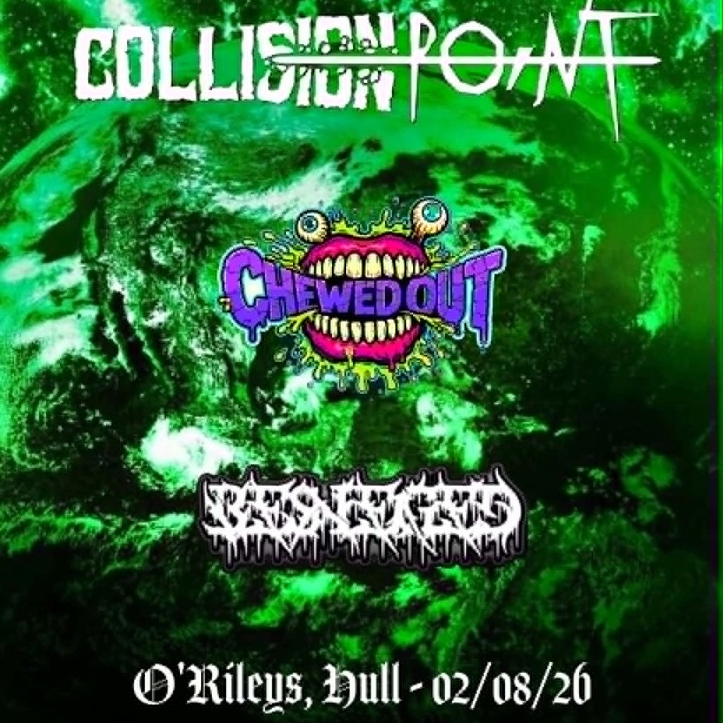 Collision Point, Chewed Out & Besieged night metal show