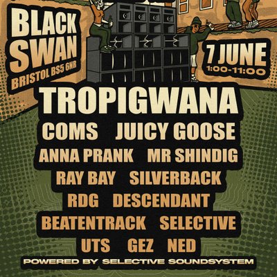 ZONE 1 - BLACK SWAN YARD PARTY w/ SELECTIVE SOUNDSYSTEM