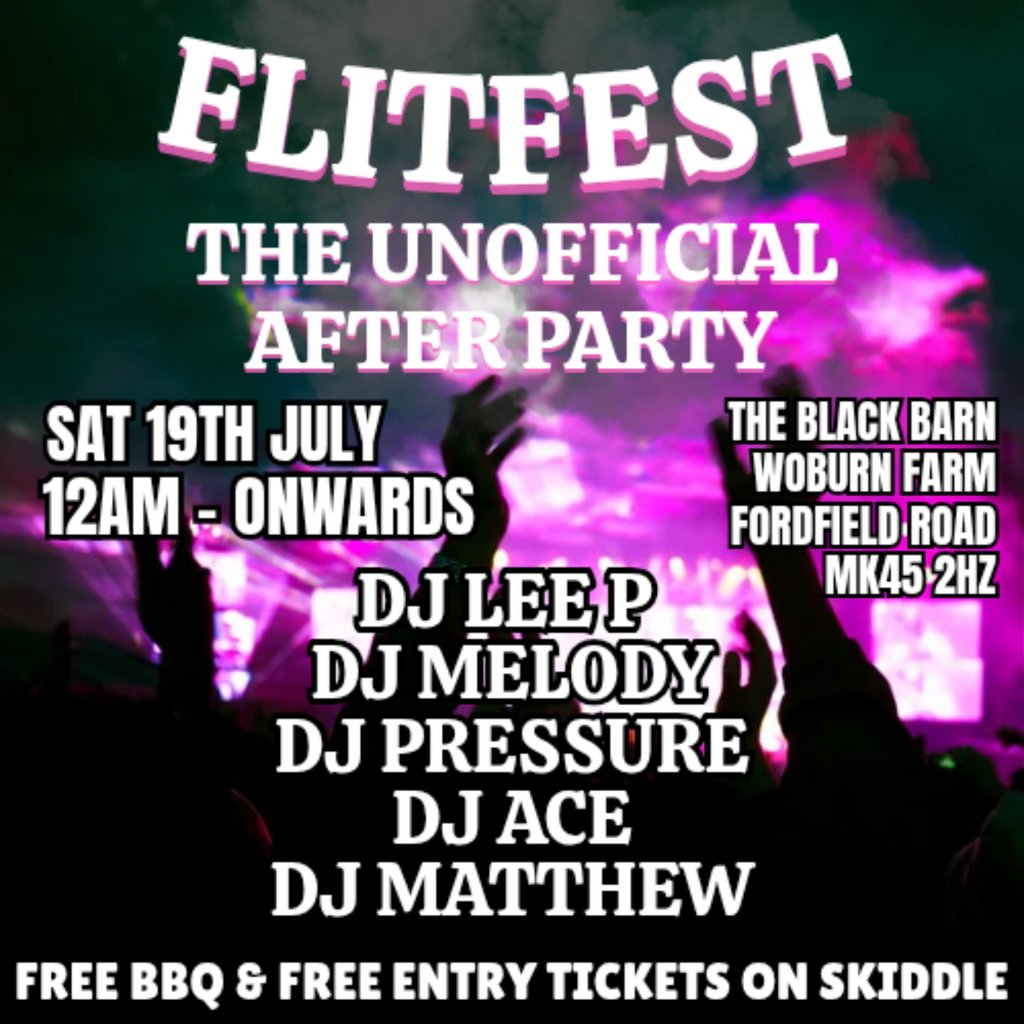 Flitfest - The Unofficial Afterparty | Event in Bedford | AllEvents