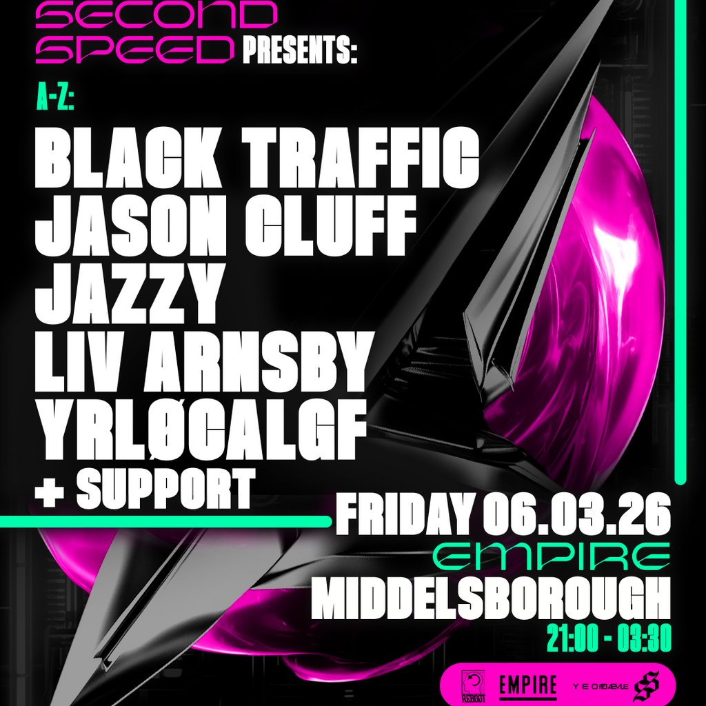 Second Speed: Jazzy, Jason Cluff, Black Traffic + more