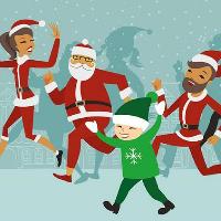 Santa Fun Run at Dalkeith Country Park