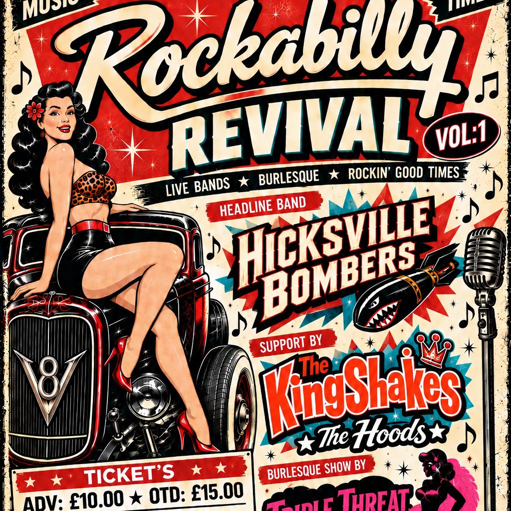 Rockabilly Revival Vol:1 at 157 Nottingham Road, Alfreton
