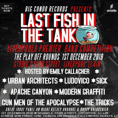 Last Fish In The Tank play offs 1st December